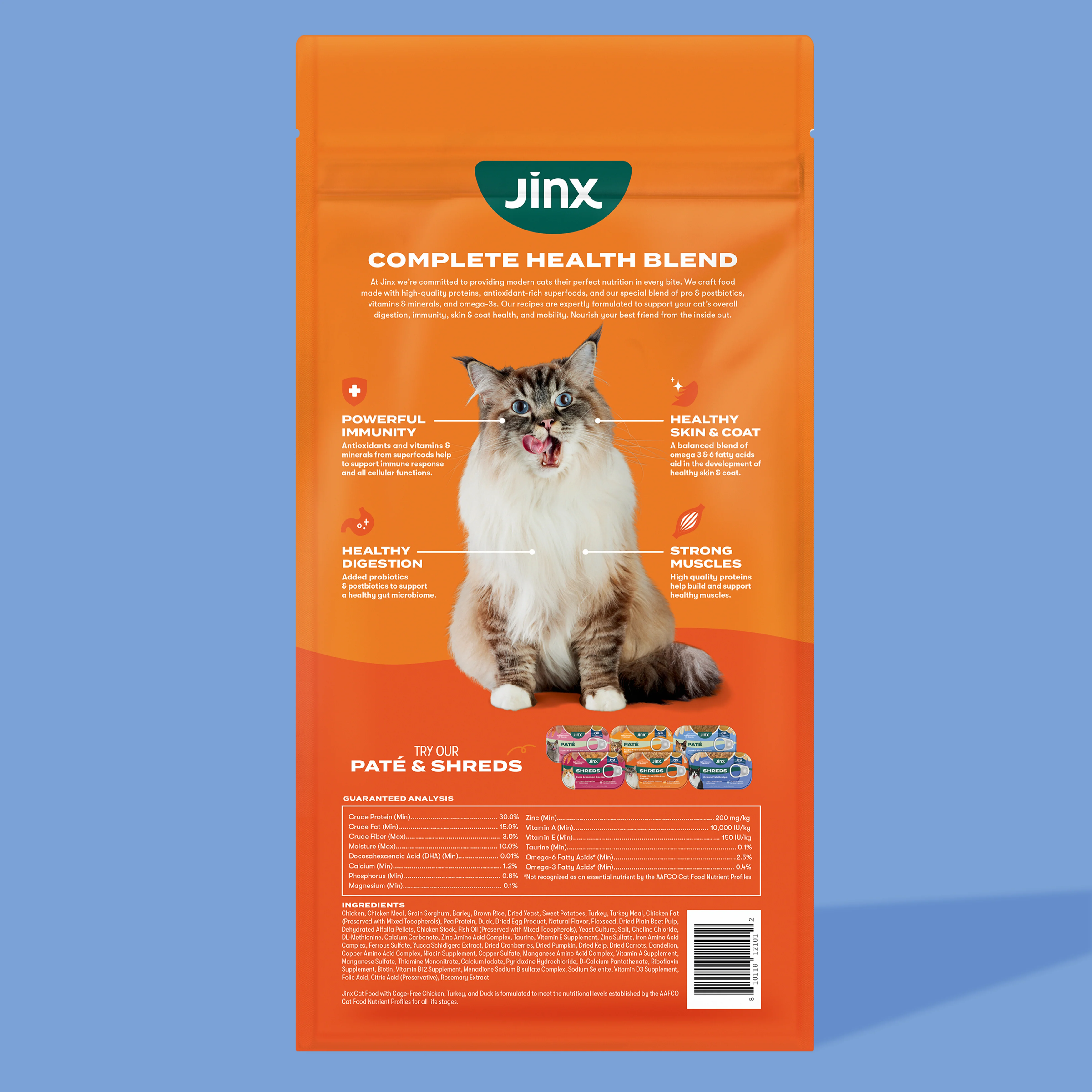 Cage-Free Chicken, Turkey, & Duck Dry Cat Food - Image 4