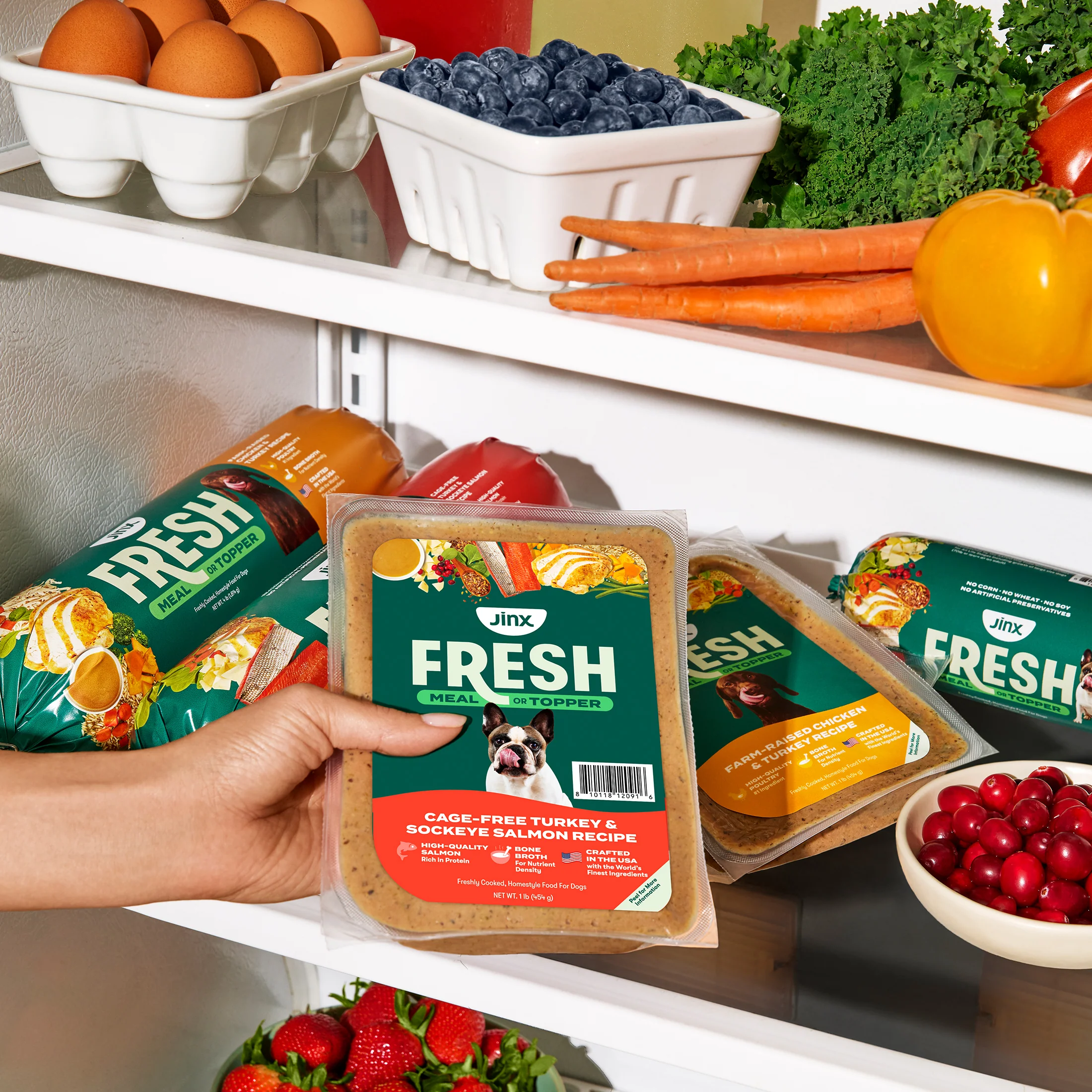 Cage-Free Turkey and Sockeye Salmon Fresh Pouch - Image 4
