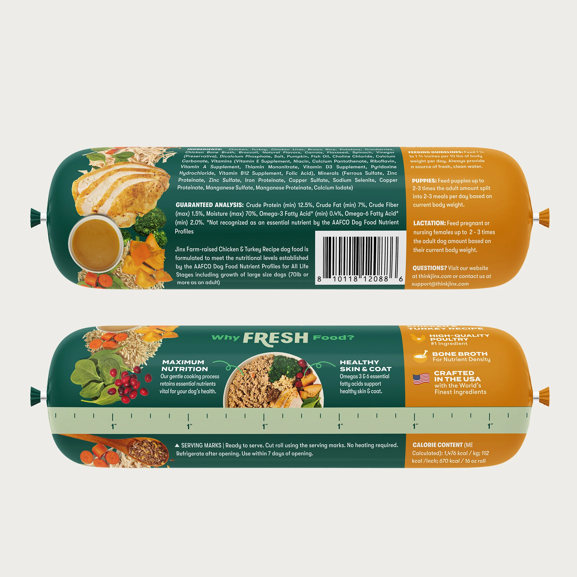 Farm-Raised Chicken and Cage-Free Turkey Fresh Roll - Image 5