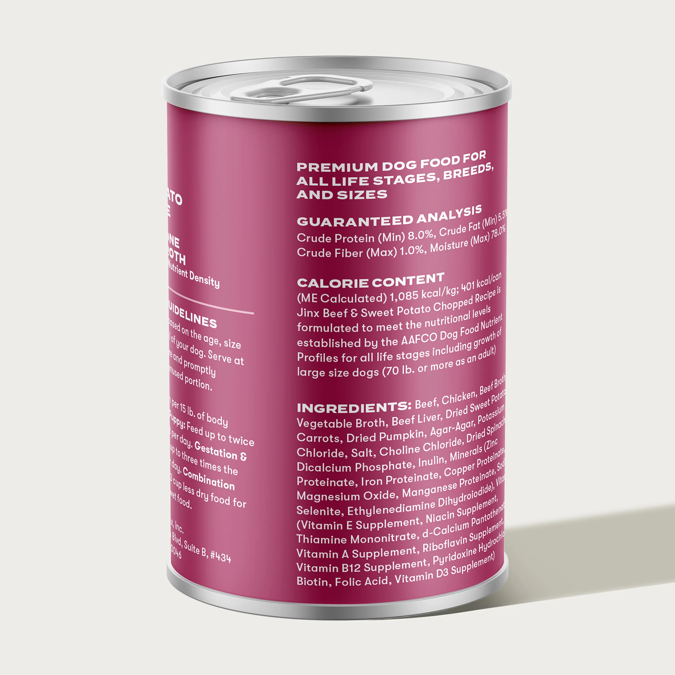 Grain-Free Beef Paté Wet Dog Food - Image 3